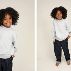 Pale grey backdrop studio Bicknacre cool fashionable natural